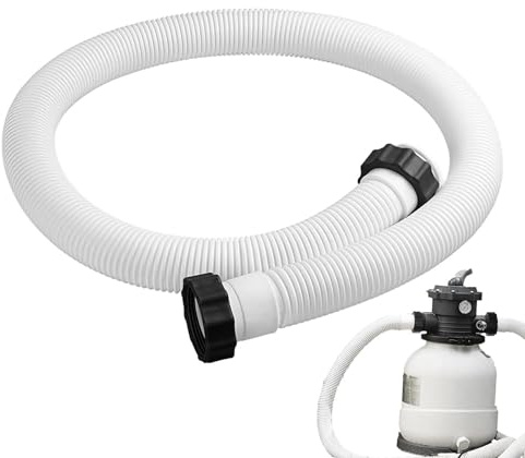 Flexibler Schlauch für Poolpumpe und Poolsauger, Ersatzschlauch für Pools, Poolschläuche 38 mm/150 cm, Zubehör für Poolpumpe/Filter, Ersatz für Schwimmbäder