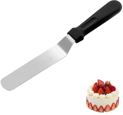 Palette Knife,Icing Spatula Cake Pallet Knives Baking for Cakes Decorating | Stainless Steel Offset Spatulas,Metal Cooking Accessories,Dessert Buttercream Smoother Tool for Kitchen Bakery (6 Inches)