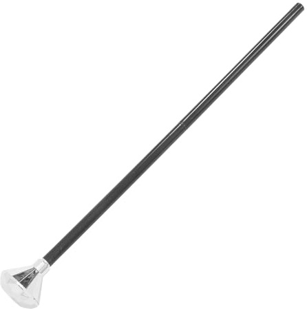 FRCOLOR Zauberstab Gehstock Für Kinder Halloween Kostüm Requisite Königszepter Kunststoff Silber Cosplay Party