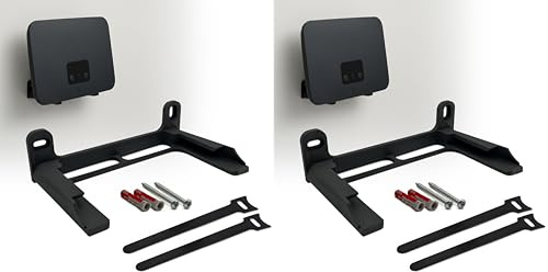 Wandhalterung für Telekom Speedport Smart 4 (Typ A & Typ B) und Speedport Smart 4 Plus – passgenaue Router Halterung mit Kabelmanagement & Montageset – Made in Germany (Packung mit 2)