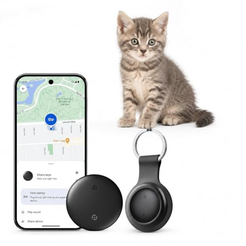 Mini GPS Tracker Magnetisch für Auto ohne ABO, Bluetooth Fahrzeug Tracker mit App für Android iOS, Echtzeit Ortung für Autos Fahrräder Gepäck Haustiere, IPX6 Wasserdicht, Kein SIM-Karte Erforderlich