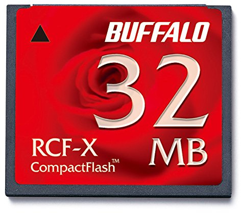 Buffalo RCF-X32MY 0.03125GB CompactFlash Memory – Flash Memory (0.03125 GB, CompactFlash, Red)