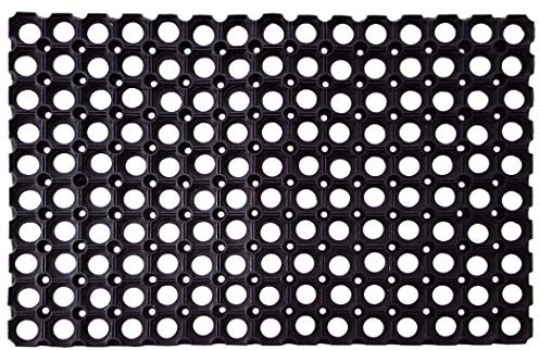 SafetyCare Interlocking Rubber Drainage Floor Mat - Anti-Fatigue - 60 cm x 40 cm - 12 Mats