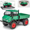 Modellcarsonline Mercedes-B Unimog mit Pritsche U406 Grün 1977 LKW Truck 1/43 Modell Auto