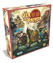 Asmodee PG015 La Via dei Panda Brettspiel Pendragon Game Studio