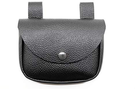 RMB® Nageltasche aus Echt-Leder mit 1 Fach und Deckel zum schließen Gürteltasche