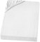 CARPE SONNO Boxspringbett Spannbettlaken 180x200cm - 200x200cm Kochfest Bügelfrei & bis 50cm Höhe | Jersey Baumwoll Bettlaken 180x200 200x200 für Boxspring & Wasserbetten | Spannbetttücher Weiß