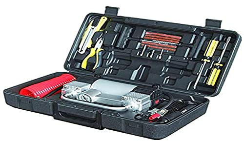 Compresseur PNI CPA700 double piston et kit de réparation de pneus