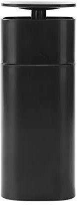 Yirepny Bouteille de presse vide rechargeable, portable, multi-usage, démaquillant pour vernis à ongles, flacon pompe vide de 400 ml pour vernis à ongles et démaquillant Noir