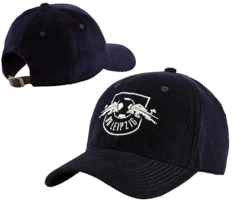 RB Leipzig Cord Cap Navy Kappe Kord Basecap RBL