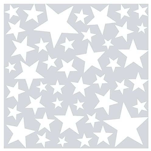 Little Deco Wandtattoo 60 Sterne weiß DL407