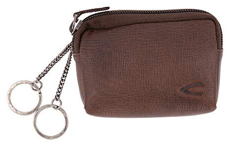camel active, Schlüsseletui, Herren, Schlüsselmäppchen, Schlüsselring mit Karabiner, Schlüsselanhänger , Salo, Dunkelbraun