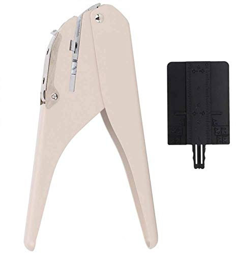 Perforateur de trou de champignon, perforateur de trou de champignon Delaman Pages à feuilles mobiles Poinçonneuse Bureaux Fournitures scolaires Accessoires ménagers(Rose)