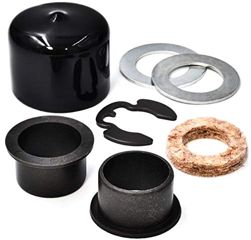 HD Switch M111358 - Kit de reconstrucción de buje de brazo tensor, sello, tapa y hardware para John Deere M111358 M131119 M122350 24H1391 T40189 M72886 M111714 M85206 M91256 Cortacésped Tractores