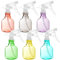 Youngever 6 Pack 250ML Empty Plastic Spray Bottles, 6 Assorted Colors (8 Ounce)
