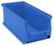 Allit 456290 ProfiPlus Box 3L, blau Stapelsichtbox, PP TÜV/GS, V: 4,1 L,Lagersichtbox, Sichtbox, Lagerbox, stapelbar