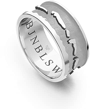 DUR Unisex RingNordsee IIhell rhod. aus 925er Silber Größe 60 (19.1) R5678.60, 60 (19.1)