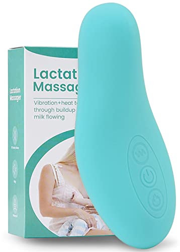 Folanda Wärmendes Laktationsmassagegerät, Weiches Brustmassagegerät Zum Stillen, Wärme und Vibrations Stillmassagegerät für Verstopfte Kanäle, Verbesserung des Milchflusses, Verstopfung(3#)