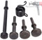 Smoothing Air Hammer Bits Set, 5Pcs Smoothing Air Hammer Tool Kit Air Hammer Atachments Air Chisel Bits, Extended Length Pneumatic Hammer Bit with Spring, Power Hammer Drills Tools & Home Improvement