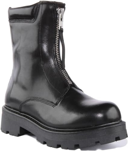 VAGABOND Cosmo 2.0 5455-201-20 Damen Stiefeletten Halbhohe Boots Plateau schwarz, Größe:39, Farbe:Schwarz