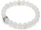 LAVISA Edelstein Armband - Echte Naturstein Perlen | Kristalle, Heilsteine | Onesize Unisex (Weiße Jade 8mm)