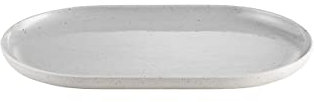 Blomus Servierplatte Sablo, Servierteller, Steingut, Cloud, 30 x 18 cm, 64380