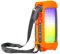 BeisDirect Silikonhülle für JBL Pulse 5 Drahtloser Bluetooth-Lautsprecher, Tragbare Kratzschutzhülle für JBL Pulse5 Gehäuse mit Karabinerhaken (Orange)