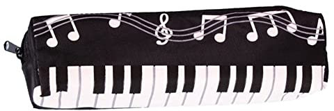 Stakee Pencil Hülle Einschicht Bleistiftbeutel Musical Notes Bleistift Beutel Oxford Stoff Stationery Bag Für Schulbedarf