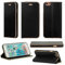 Gorilla Tech Ultra Slim Leather Wallet Case Flip Smart Stand Designer Cover for iPhone XR - Black/Gold