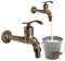 Vintage Wasserhahn Garten Langer Griff: YIDM Wasserhahn Garten Antik Antique Drachenform aus Bronze Wasserhahn, Vintage Wasserhahn Garten Langer Griff Wasserhahn für Küche Badezimmer Toilette Balkon