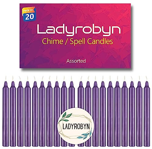 Zauberkerzen (20er Set, lila)