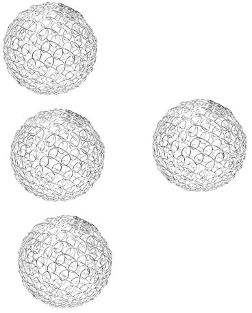 DOITOOL 4pièces Abat-jour Fer Forgé Pour Suspension Cadre Fil Métallique Design Vintage Pour Éclairage De Couloir Et Ambiance Chaleureuse