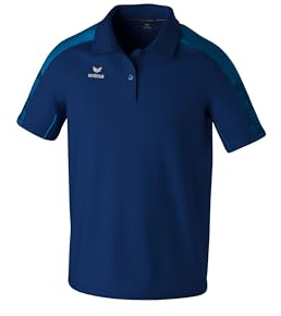 Erima Herren EVO Star Polo Shirt (1112411), New Navy/Mykonos Blue, XL