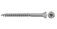 fischer Holzfassadenschraube FFSII-RT6 5,0x80 A2 100 100 Stk