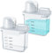 Mucek 2 Stück 1100ml Airtight Detergent Dispenser with Measuring Cup, Waschmittel Waschpulver Aufbewahrungsbox,Detergent Washing Powder Storage Box, Vorratsbehälter für Waschmittel Futterbehälter
