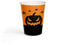 PAW - Bicchieri Carta (250 ml) I 8 Pezzi I Bicchieri Monouso I Ideali per Halloween, Feste, Autunno I Stampa su Bicchieri di Carta a Base d'Acqua I Funny Halloween