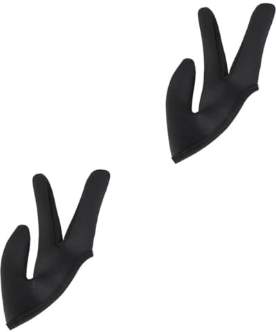 BCOATH 2stücke Hitzebeständiger Friseur-handschuh Für Locken Und Glätten Drei Finger Handschuh Für Sicheren Schutz Beim Frisieren Passend Und Langlebig Für Friseursalons