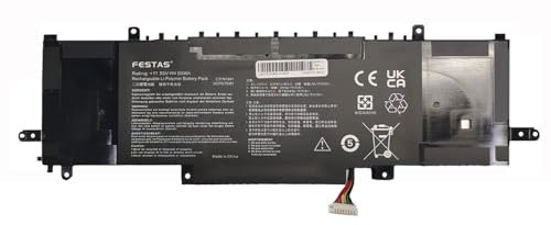 FESTAS 50Wh C31N1841 Batteria per ASUS ZenBook 14 UX434F UM433D UM433DA UM434DA UX434FL UX434FLC UM433IQ ZenBook 13 UX334F UX334FAC UX334FL UX334FLC Series Computer PC Portatile