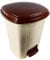 Best House | Pedal Bin | 12 Litres | Cream | Pack of 1 | Foot Pedal Dustbin | Trash Can/Garbage Waste Bin | Rubbish with Lids Used for Home Office, Hospitals Garbage management, Bathroom or Outdoor