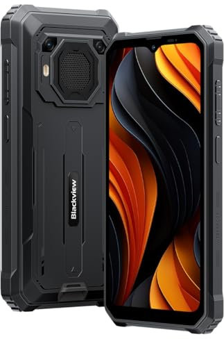 Blackview BV6200 Plus Cellulare Rugged, 24GB+256GB, Batteria 11000mAh, Altoparlante Ultra-Forza 3W 98dB, 16MP+13MP+2MP, 6,56'' HD+, Android 14 DUAL SIM Smartphone IP68 Impermeabile, GPS NFC Nero
