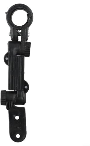 ZWEquipint Connecteur de garde-boue de vélo, support de montage réglable, pour tige de selle de vélo de route, diamètre 27,2 à 30,8 mm, fixation en ABS noir