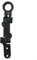 ZWEquipint Connecteur de garde-boue de vélo, support de montage réglable, pour tige de selle de vélo de route, diamètre 27,2 à 30,8 mm, fixation en ABS noir