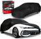 WALSER Telone per auto All Weather, 100% telone resistente alle intemperie, Garage per auto impermeabile, garage completo Misura 3 Auto nero