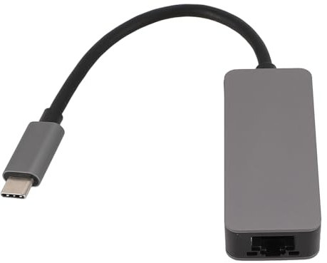USB C auf Ethernet Adapter 2.5G Typ-C zu RJ45 LAN Netzwerk Adapter mit 2500Mbps Netzwerkadapter für Laptops Tablets und Smartphones