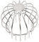 Mikikit Filtre à Gouttière Acier Inoxydable Protection Antiblocage pour Éviers Canalisations pour Balcon Sol Évite les Obstructions de Débris Facile