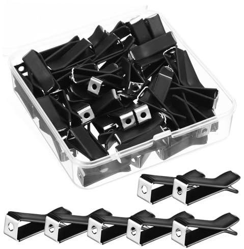 Healifty 60 Pcs Car Air Vent Clips Metal Holder Auto Air Conditioner Outlet Clips for Vehicle Fragrance Diffuser