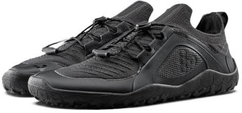 VIVOBAREFOOT Primus Trail Knit FG, Mens Breathable Off-Road Shoe with Barefoot Firm Ground Sole