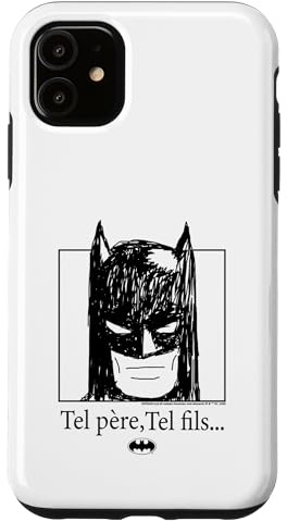 Hülle für iPhone 11 Tel père, Tel fils... Batman Bond zum Vatertag