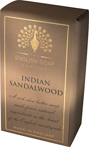 The English Soap Company Pure Indulgence Shea Butter Soap 190g Indian Sandalwood