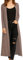 Re Tech UK Ladies Womens Maxi Plus Size Long Cardigans for Women UK Collared Top Long Full Sleeve Floaty Women's Cardigans Coatigans Sizes 8-26 (Mocha - ML)